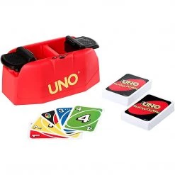 Uno Showdown Matching Interactive Quickdraw Card Game Family Fun Mattel Card Games