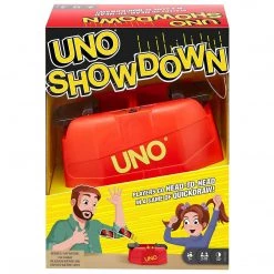 Uno Showdown Matching Interactive Quickdraw Card Game Family Fun Mattel Card Games