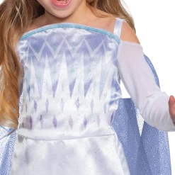 Disguise Costumes Disney Frozen 2 Elsa Snow Queen Girls Dress Cape Costume - Small (4/6)