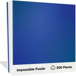 Impossible Blue Jigsaw Puzzle 500pcs Hardcore Difficulty Mind Bogglingly Mighty Mojo Puzzles