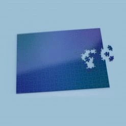Impossible Blue Jigsaw Puzzle 500pcs Hardcore Difficulty Mind Bogglingly Mighty Mojo Puzzles