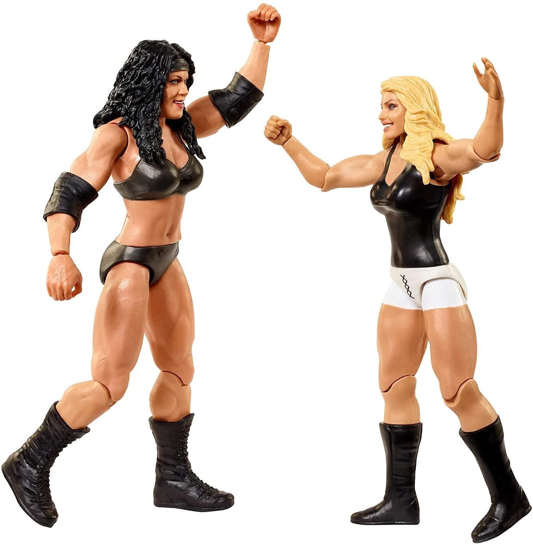 WWE Chyna Vs Trish Stratus Championship Showdown Side Plate Wrestling Figures Mattel Action Figures 6 WWE Chyna Vs Trish Stratus Championship Showdown Side Plate Wrestling Figures Mattel Action Figures