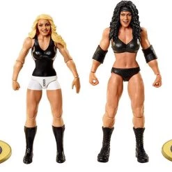 WWE Chyna Vs Trish Stratus Championship Showdown Side Plate Wrestling Figures Mattel Action Figures