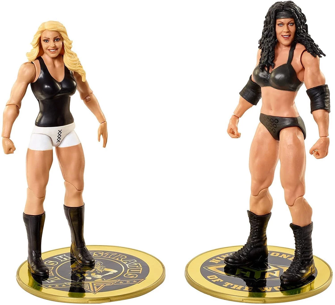 WWE Chyna Vs Trish Stratus Championship Showdown Side Plate Wrestling Figures Mattel Action Figures 5 WWE Chyna Vs Trish Stratus Championship Showdown Side Plate Wrestling Figures Mattel Action Figures