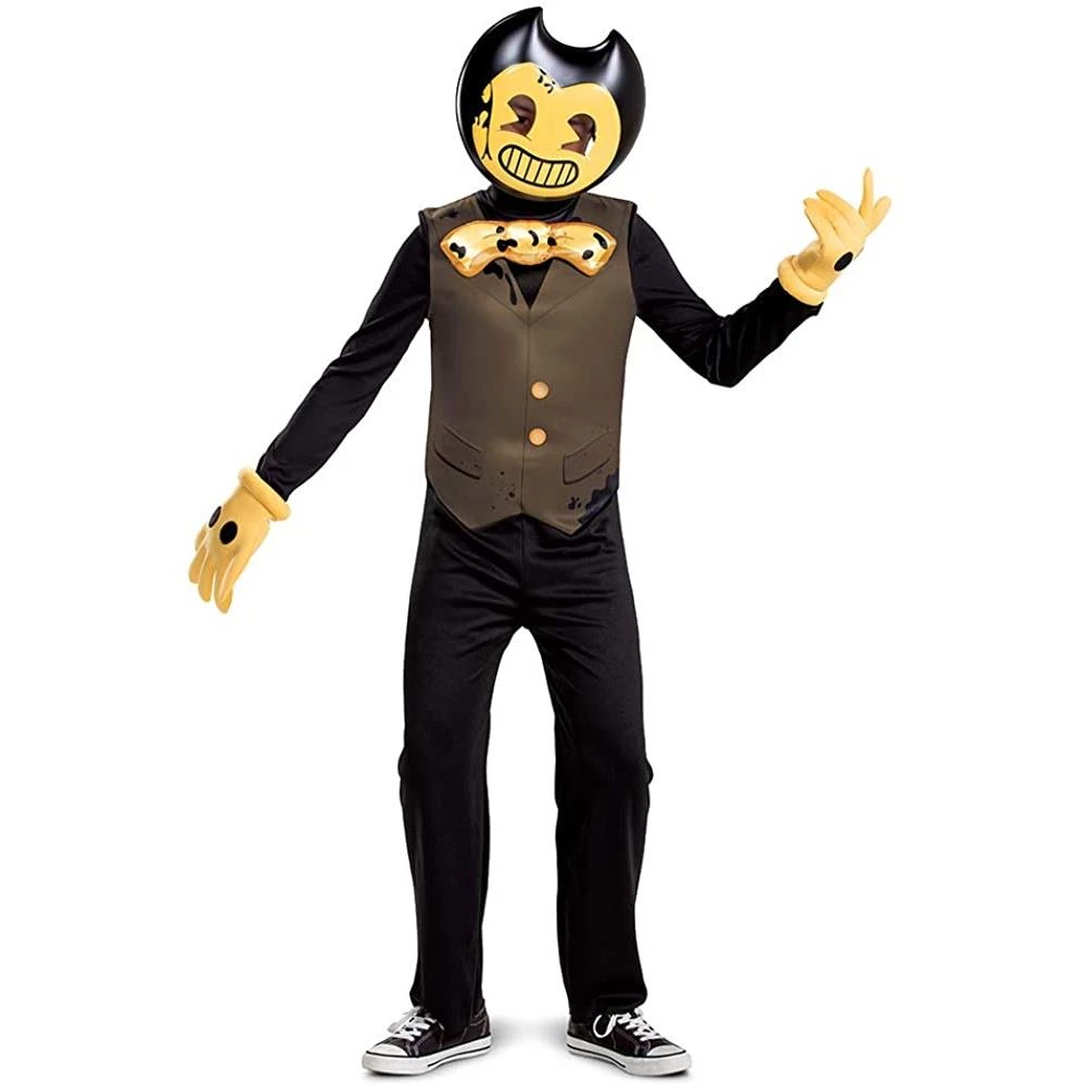 Bendy And The Dark Revival Classic Size S 4/6 Boys Costume Game Character Disguise 3 Bendy And The Dark Revival Classic Size S 4/6 Boys Costume Game Character Disguise