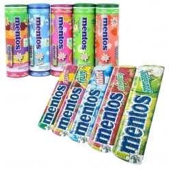 Mentos Mini Jigsaw Puzzle 5-pack 3"x10" Colorful Candy Bundle Set YWOW