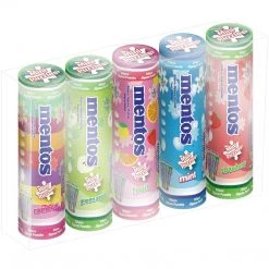 Mentos Mini Jigsaw Puzzle 5-pack 3"x10" Colorful Candy Bundle Set YWOW 13 Mentos Mini Jigsaw Puzzle 5-pack 3