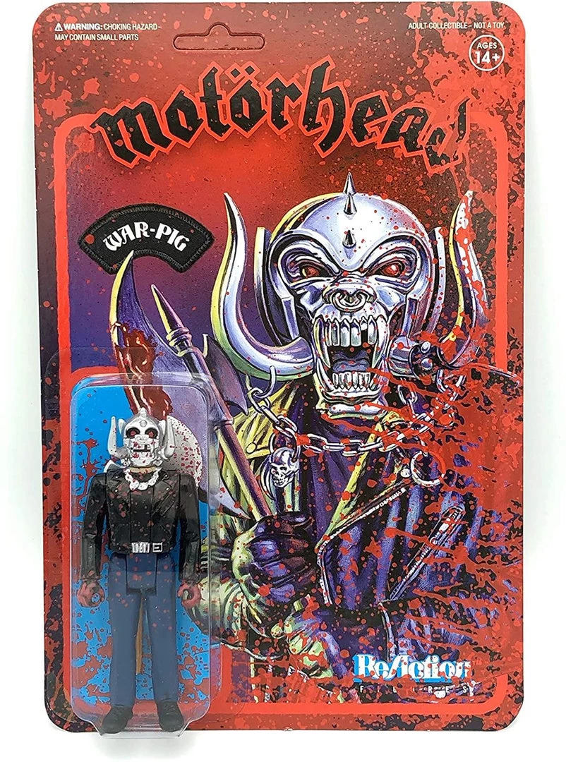 Motorhead War-Pig In Pig Blood Heavy Metal Band ReAction Figure Super7 3 Motorhead War-Pig In Pig Blood Heavy Metal Band ReAction Figure Super7