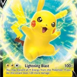Pokemon TCG Pikachu V Box Trading Card Game Booster Packs Card Games