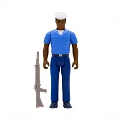 Action Figures G.I. Joe Sailor Blueshirt Clean-Shaven African American Navy Serviceman Figure Super7