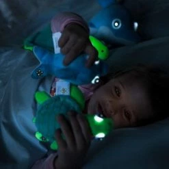 Cortex Toys NightBuddies Baby Sea Life Orly Baby Dolphin Light-Up Plush Animal Toy