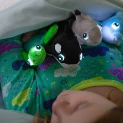 Cortex Toys NightBuddies Baby Sea Life Orly Baby Dolphin Light-Up Plush Animal Toy