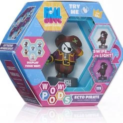 WOW Pods Fall Guys Ecto Pirate Swipe Light-Up Figure Connect For Display Action Figures