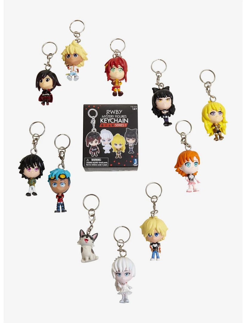 RWBY Key Chain Mystery Figures 3pack Series 1 Anime Surprise Box Set Jazwares Action Figures 5 RWBY Key Chain Mystery Figures 3pack Series 1 Anime Surprise Box Set Jazwares Action Figures
