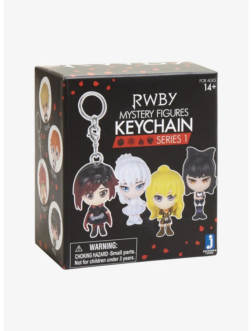 RWBY Key Chain Mystery Figures 3pack Series 1 Anime Surprise Box Set Jazwares Action Figures 6 RWBY Key Chain Mystery Figures 3pack Series 1 Anime Surprise Box Set Jazwares Action Figures