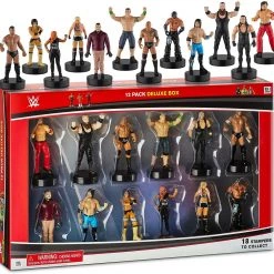 WWE Stampers 12pk Deluxe Box Cake Toppers Craft Toy Character Figures PMI International