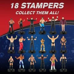 WWE Stampers 12pk Deluxe Box Cake Toppers Craft Toy Character Figures PMI International