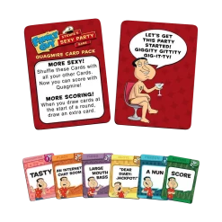 20th Century Fox Card Games Family Guy Stewie's Sexy Party Game: Quagmire Card Pack Expansion Booster