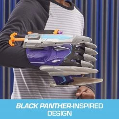 Avengers Marvel Black Panther Assembler Gear Nerf Dart Launcher Endgame Hasbro