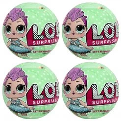 L.O.L. Surprise! Series 2 Doll 4-Pack Tots Wave 2 Pink Hair Punk Figure MGA Entertainment Action Figures