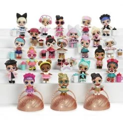L.O.L. Surprise! Series 2 Doll 4-Pack Tots Wave 2 Pink Hair Punk Figure MGA Entertainment Action Figures