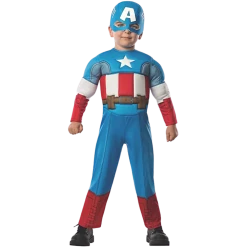 Rubie's Marvel Superhero Captain America Muscle Toddler Licensed Costume Entire - Small (2/4) Costumes