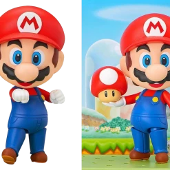 Good Smile Company Action Figures Super Mario Bros Nendoroid Action Figure With Bonus Coins Nintendo Toy NES