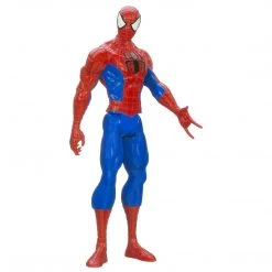 Spider-Man Titan Hero Series 12" Figure Web-Warriors Ultimate Marvel Action Red Blue Hasbro Action Figures