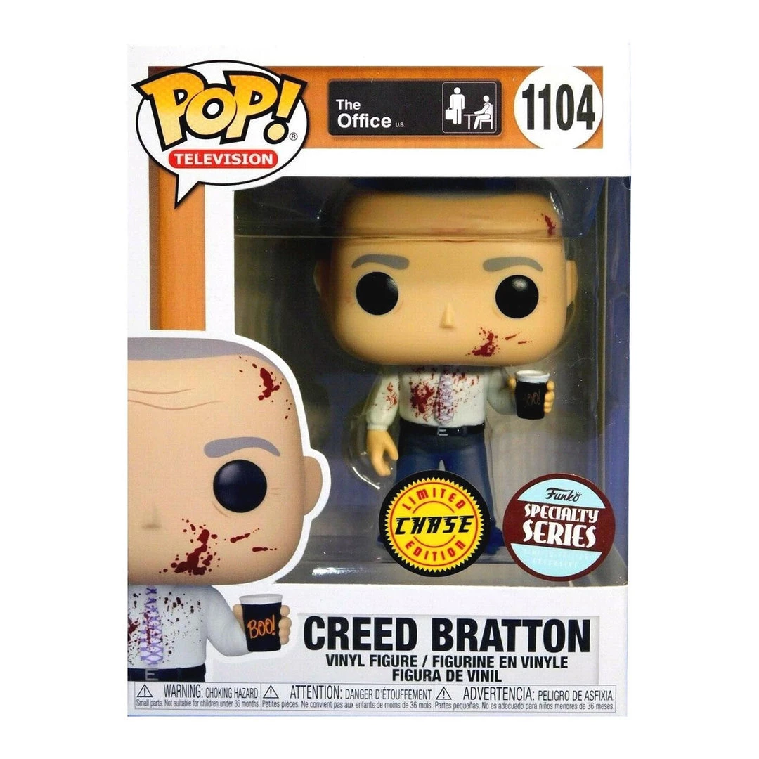 Action Figures Funko Pop The Office Creed Bratton CHASE TV Limited Edition Collectible Figure 5 Action Figures Funko Pop The Office Creed Bratton CHASE TV Limited Edition Collectible Figure