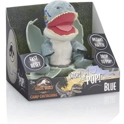 Jurassic World Drop N Pop Blue Velociraptor Dinosaur Pop-up Egg Plush Toy WOW! Stuff Plush Toys 15 Jurassic World Drop N Pop Blue Velociraptor Dinosaur Pop-up Egg Plush Toy WOW! Stuff Plush Toys