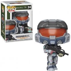 Action Figures Funko Halo Spartan Mark VII With BR75 Battle Rifle Xbox Game Figure #24