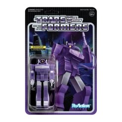 Super 7 Transformers Wave 2 Shockwave Reaction Figure - Articulated (Retro)