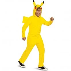 Costumes Pokémon Pikachu Classic Kids Size M 8/10 Costume Hooded Jumpsuit Disguise