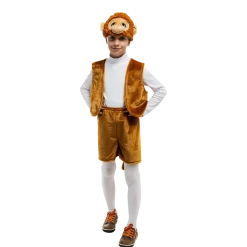 5 O'Reet Costumes Monkey Jungle Animal Boys Plush Costume Dress-Up Play Kids - X-Small