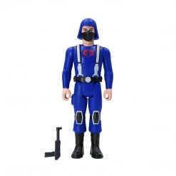 Action Figures G.I. Joe Cobra Trooper Y-Back Pink Infantry Soldier Villian Animated Figure Super7