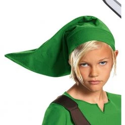 Legend Of Zelda Link Classic Kids Size L 10/12 Nintendo Character Costume Disguise Costumes