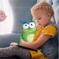 Action Figures Lets Go Luna! Andy Hopper The Green Frog Plush Doll PBS Kids Cartoon Animated Figure Mighty Mojo