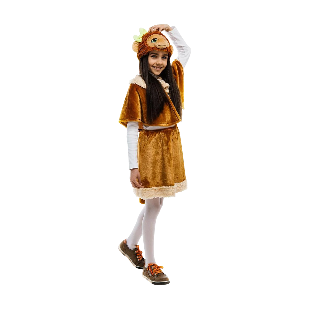 5 O'Reet Monkey Jungle Animal Girls Plush Costume Dress-Up Play Kids - X-Small 4 5 O'Reet Monkey Jungle Animal Girls Plush Costume Dress-Up Play Kids - X-Small