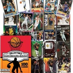 Card Games Basketball Trading Collector Cards 100ct Assorted Players Box Set Mighty Mojo