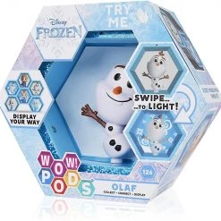 WOW Pods Disney Frozen Olaf Snowman Swipe To Light Connect Figure Collectible