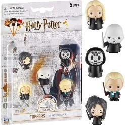 Harry Potter Pencil Toppers 5pk Bellatrix Death Eater Voldemort Lucius Draco PMI International