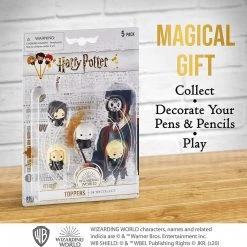 Harry Potter Pencil Toppers 5pk Bellatrix Death Eater Voldemort Lucius Draco PMI International