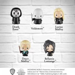 Harry Potter Pencil Toppers 5pk Bellatrix Death Eater Voldemort Lucius Draco PMI International