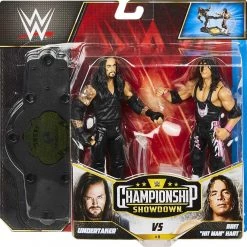 Wrestling WWE Undertaker Vs Bret Hit Man Hart Championship Showdown 90s Wrestlers Mattel