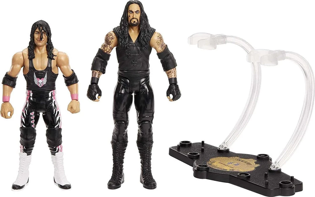 Wrestling WWE Undertaker Vs Bret Hit Man Hart Championship Showdown 90s Wrestlers Mattel 7 Wrestling WWE Undertaker Vs Bret Hit Man Hart Championship Showdown 90s Wrestlers Mattel
