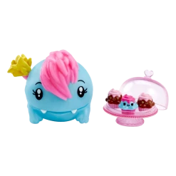Mattel Pooparoos Blue Monster Figure Pink Hair Surpriseroos Action Figures
