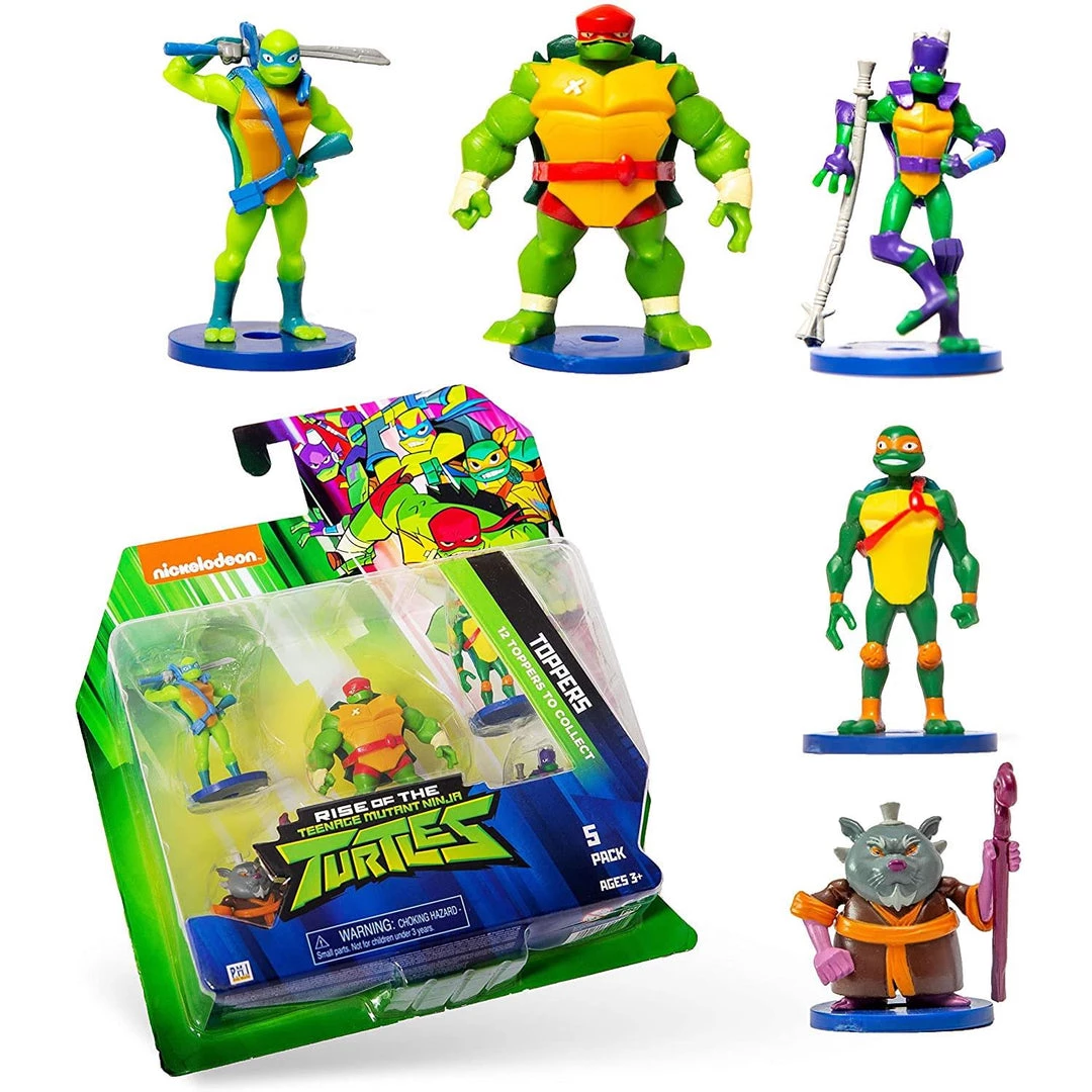Rise Of Teenage Mutant Ninja Turtles Pencil Toppers 5pk Movie Figure Set PMI International Action Figures 3 Rise Of Teenage Mutant Ninja Turtles Pencil Toppers 5pk Movie Figure Set PMI International Action Figures
