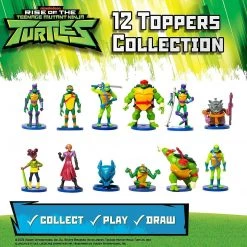 Rise Of Teenage Mutant Ninja Turtles Pencil Toppers 5pk Movie Figure Set PMI International Action Figures 9 Rise Of Teenage Mutant Ninja Turtles Pencil Toppers 5pk Movie Figure Set PMI International Action Figures