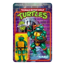 Super7 Reaction TMMT Michelangelo Action Figure - Articulated (Retro)