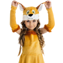 5 O'Reet Fairy Tail Squirrel Nutty Chipmunk Girls Plush Costume Dress-Up Play Kids - Small